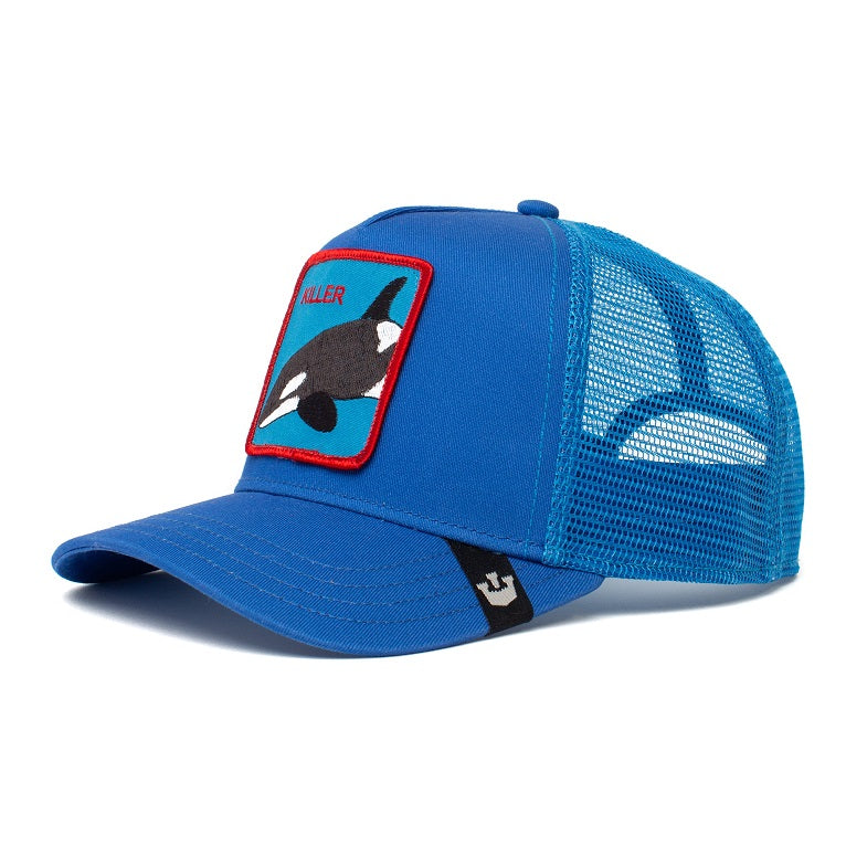 Goorin Bros the killer whale trucker cap, Blau