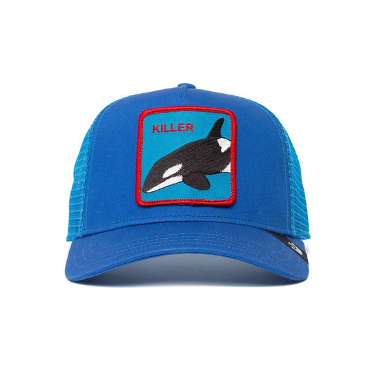 Goorin Bros the killer whale trucker cap, Blau