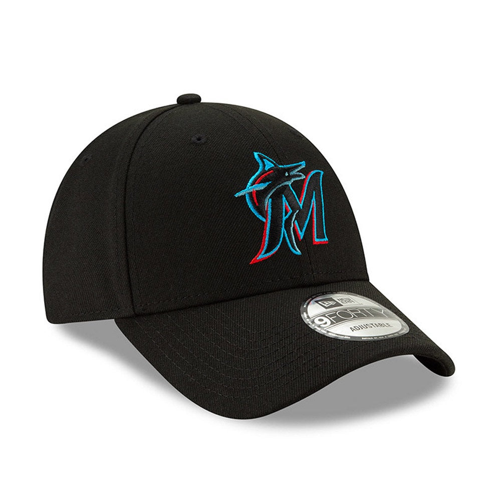 NEW ERA 9forty kappe miami marlins the league, Schwarz