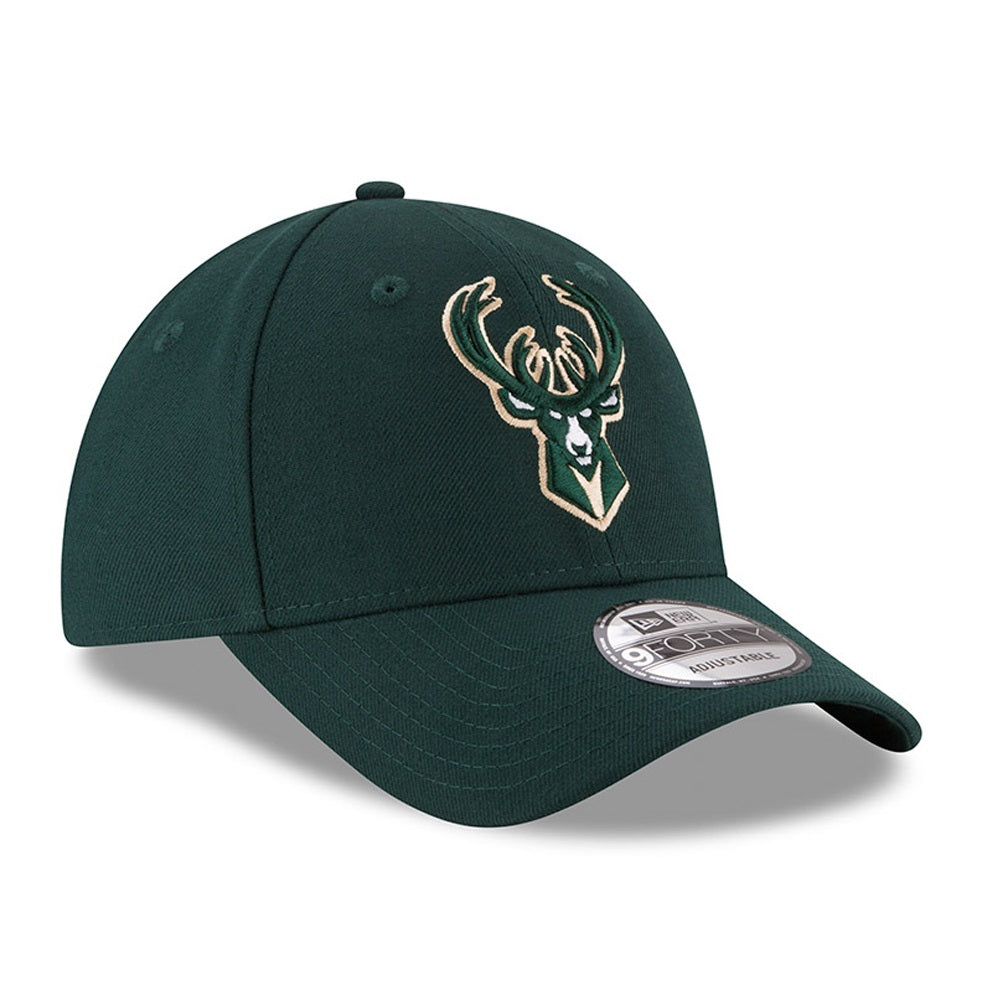 NEW ERA 9forty kappe milwaukee bucks the league, Grün