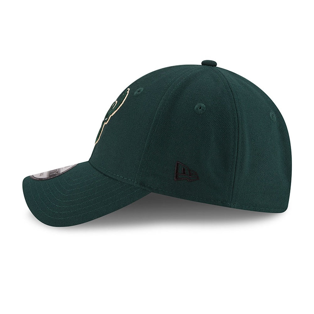 NEW ERA 9forty kappe milwaukee bucks the league, Grün