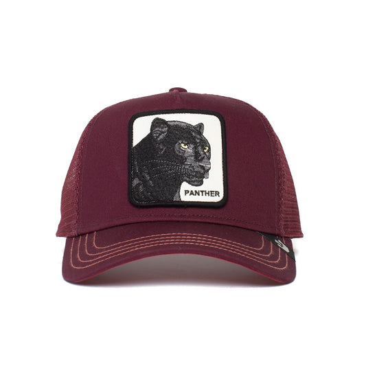 Goorin Bros trucker black panther cap, Maroon