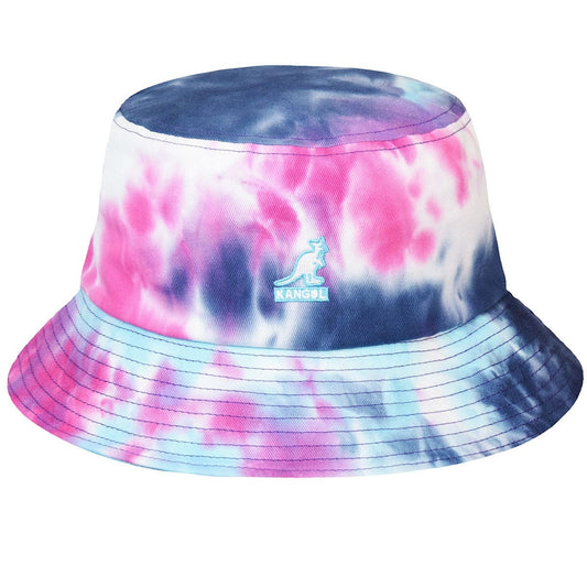 Kangol tie dye bucket fischerhut rainbow, Rosa