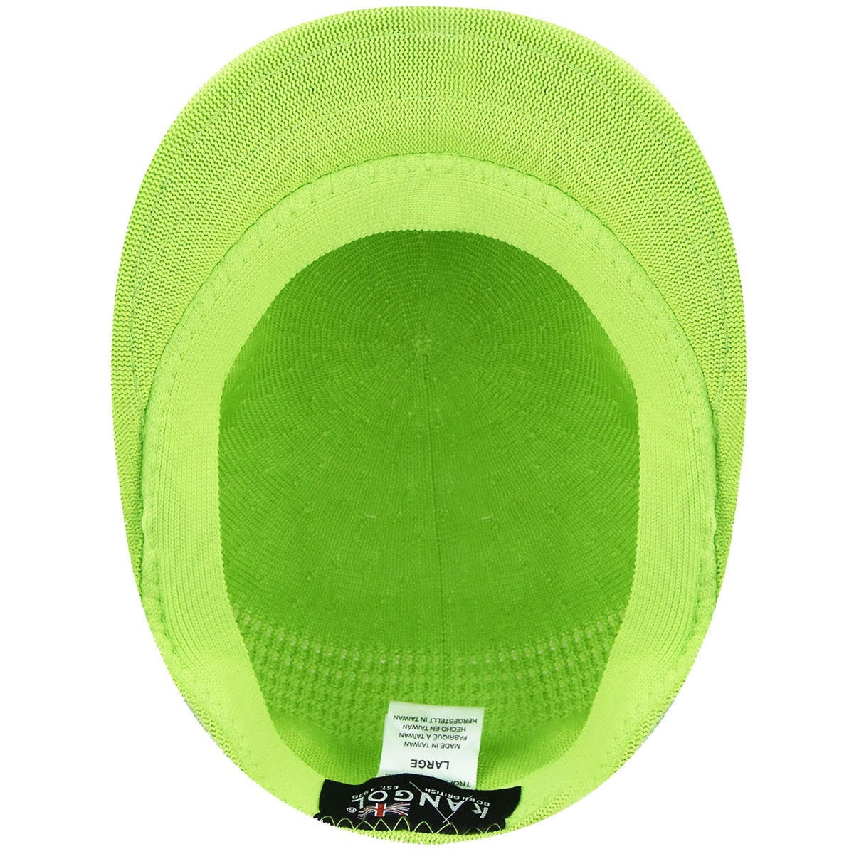 Kangol ventair 504 flatcap bio lime, Grün