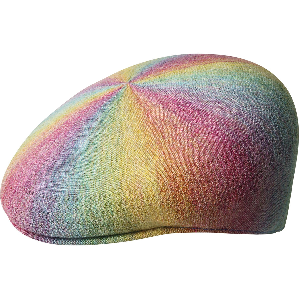 Kangol Rainbow 504 Ventair Flatcap Schirmmütze, Multicolor