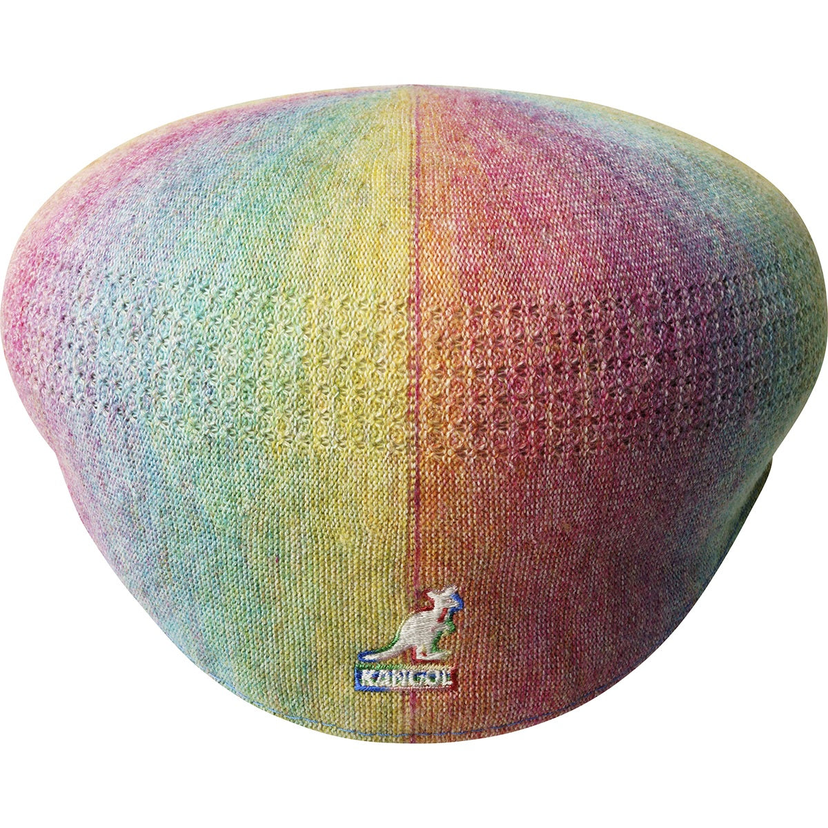 Kangol Rainbow 504 Ventair Flatcap Schirmmütze, Multicolor