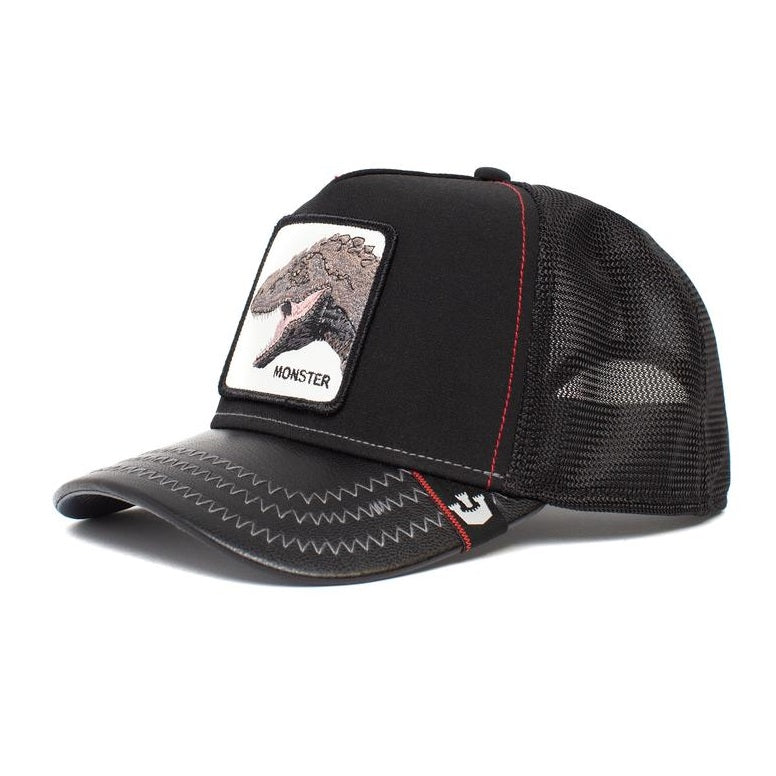 Goorin Bros tyrant king trucker cap, Schwarz