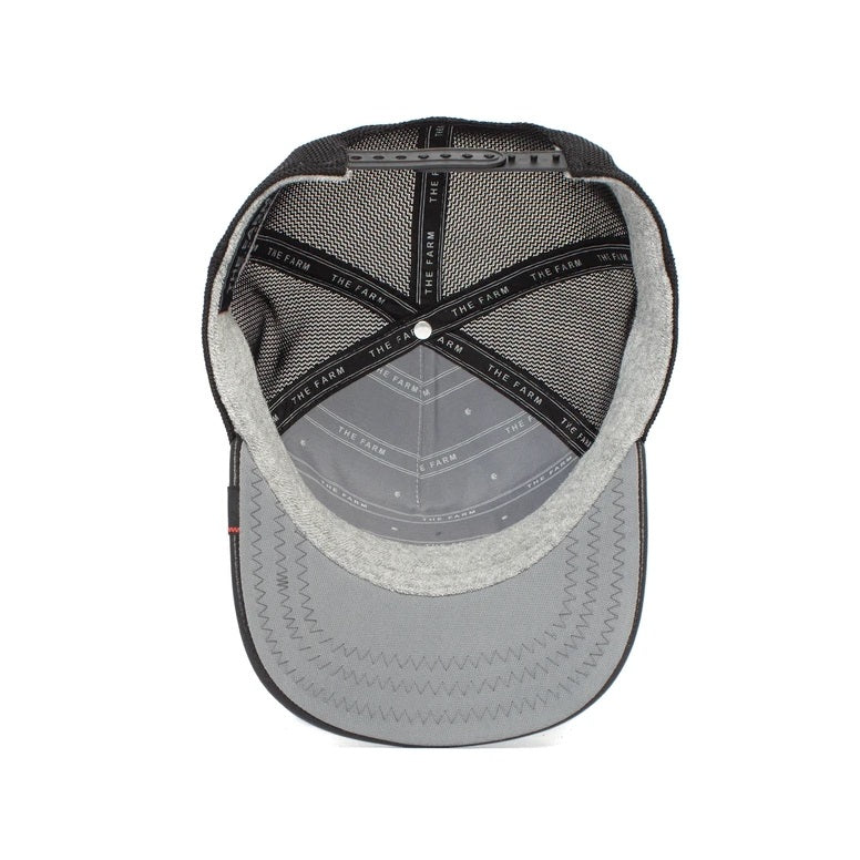 Goorin Bros tyrant king trucker cap, Schwarz