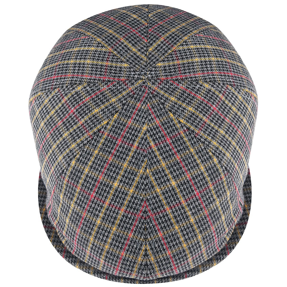 Kangol pattern 504 flatcap, Grau