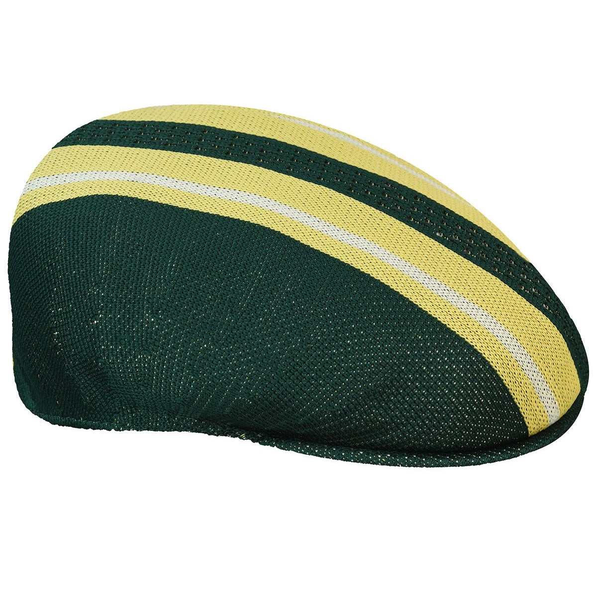 Kangol vented stripe 504 flatcap, Grün