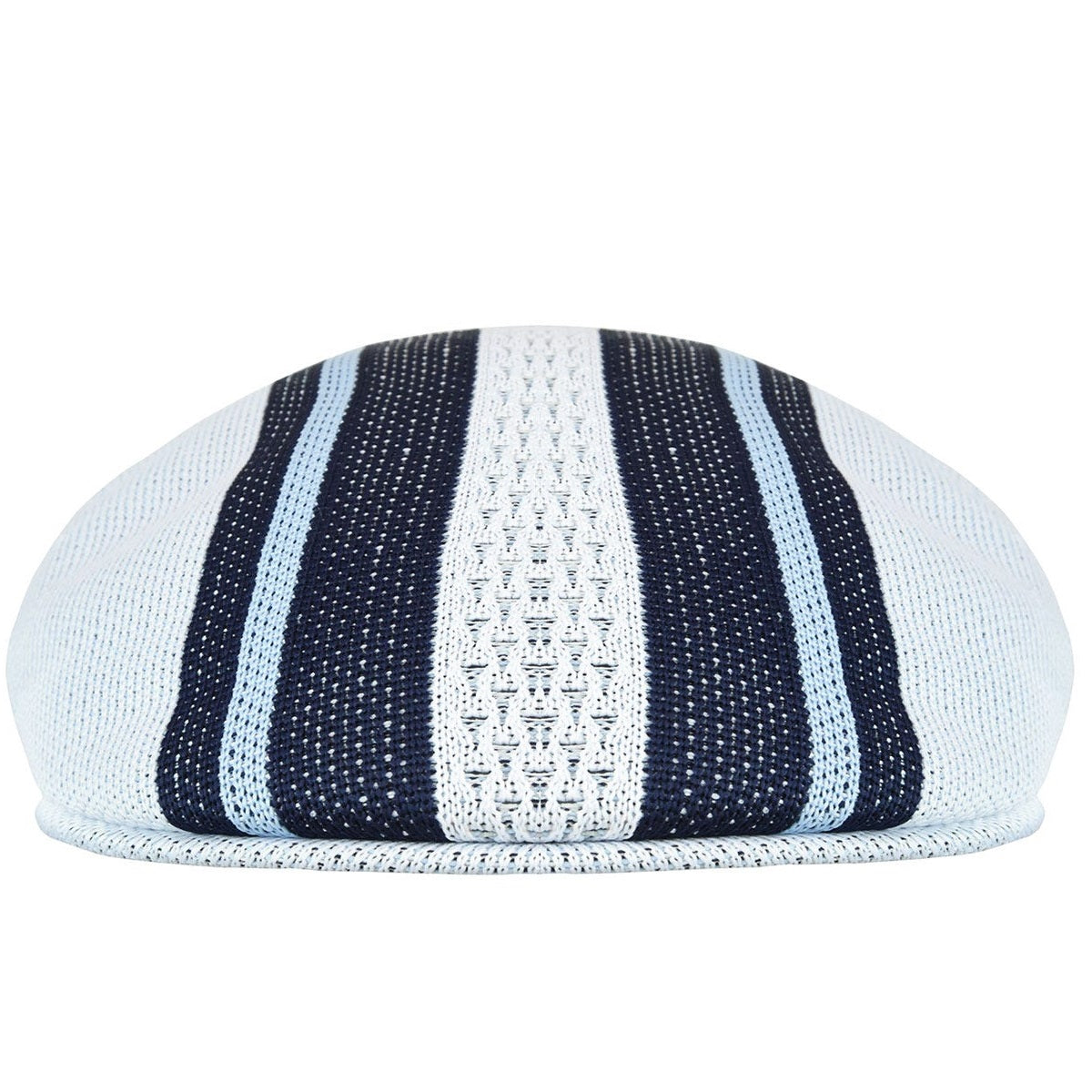 Kangol vented stripe 504 flatcap, Weiß