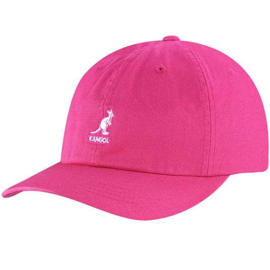 Kangol washed cotton adjustable baseball cap, Pink