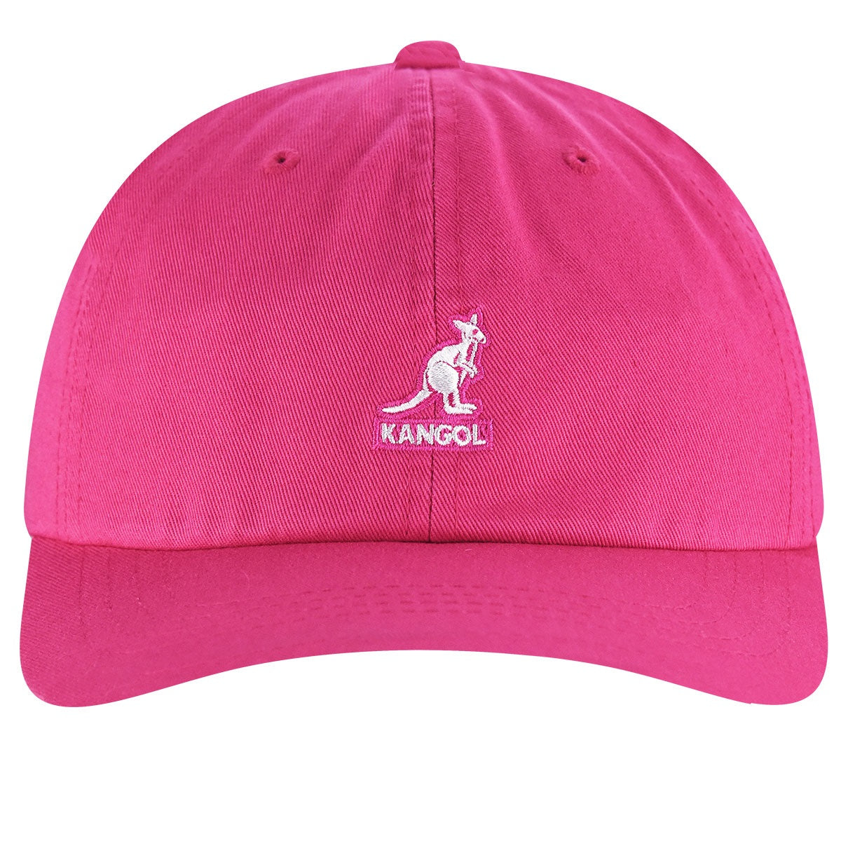 Kangol washed cotton adjustable baseball cap, Pink