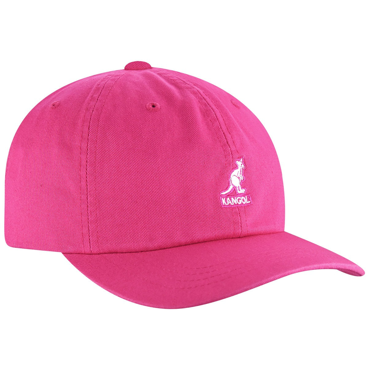 Kangol washed cotton adjustable baseball cap, Pink