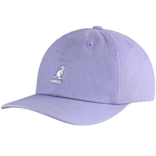 Kangol washed cotton adjustable baseball cap, Mauve