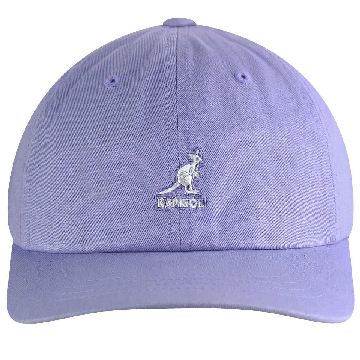 Kangol washed cotton adjustable baseball cap, Mauve