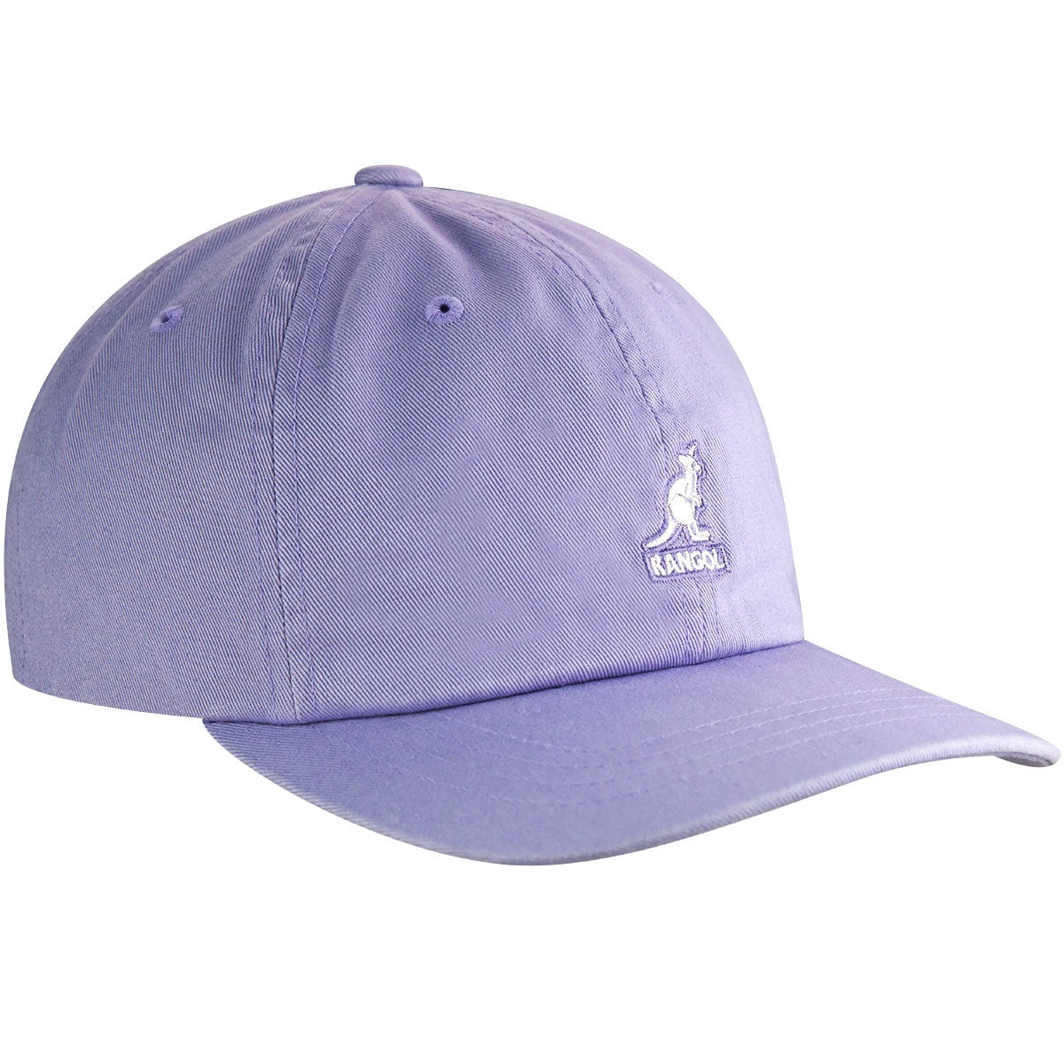 Kangol washed cotton adjustable baseball cap, Mauve