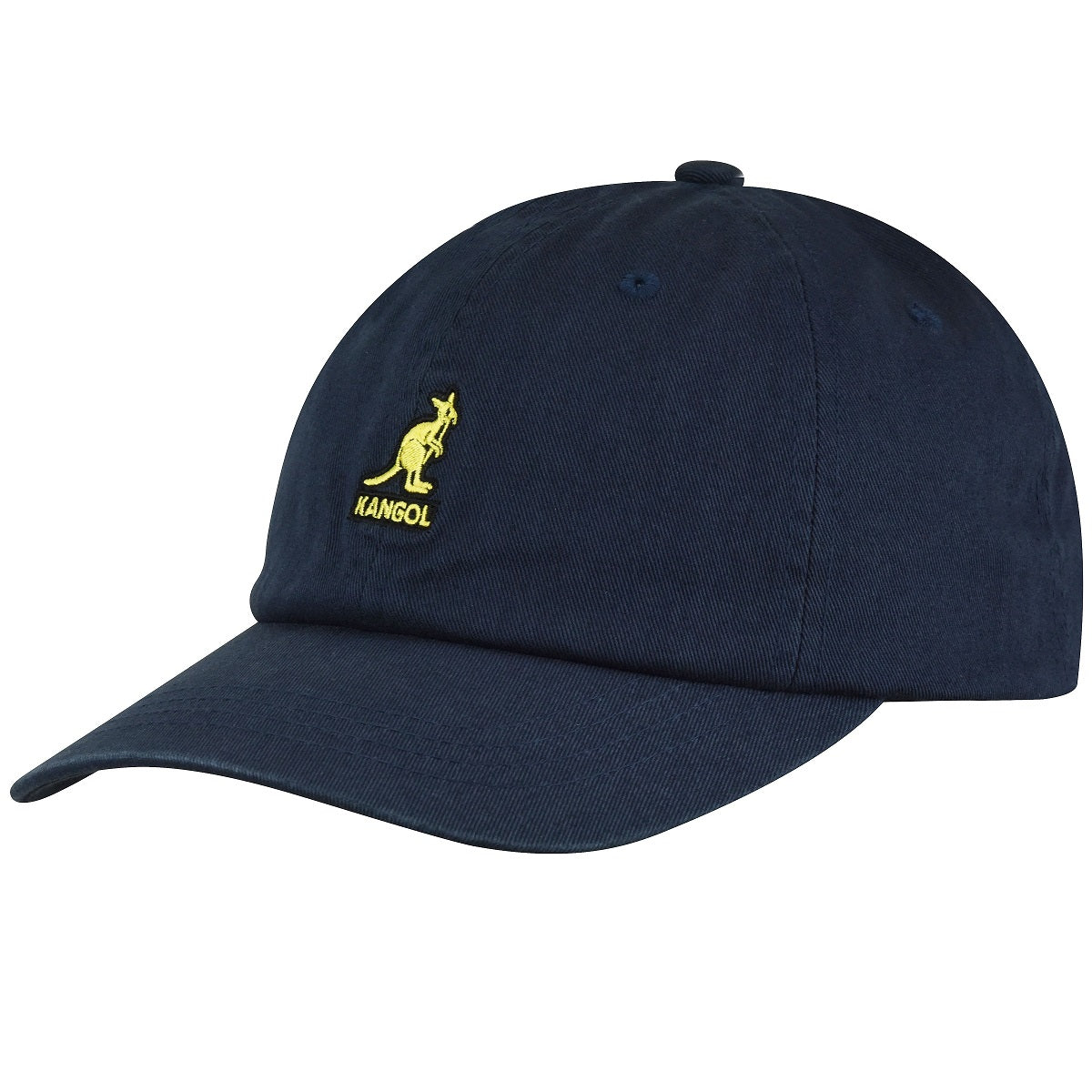 Kangol washed cotton adjustable baseball cap, Marine