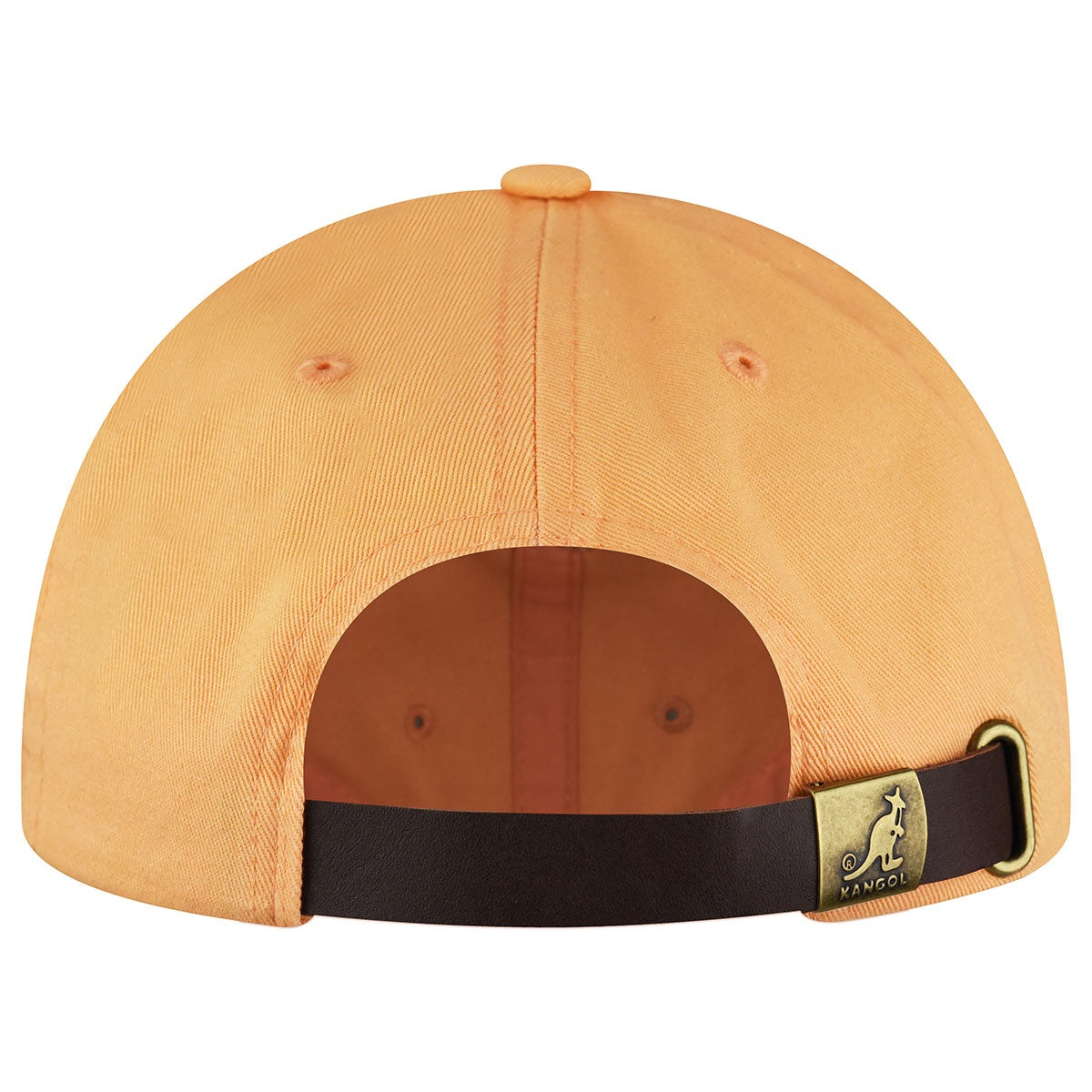 Kangol washed cotton adjustable baseball cap, Orange