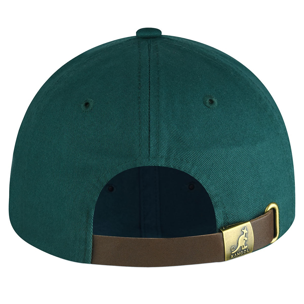 Kangol washed cotton adjustable baseball cap pine, Grün