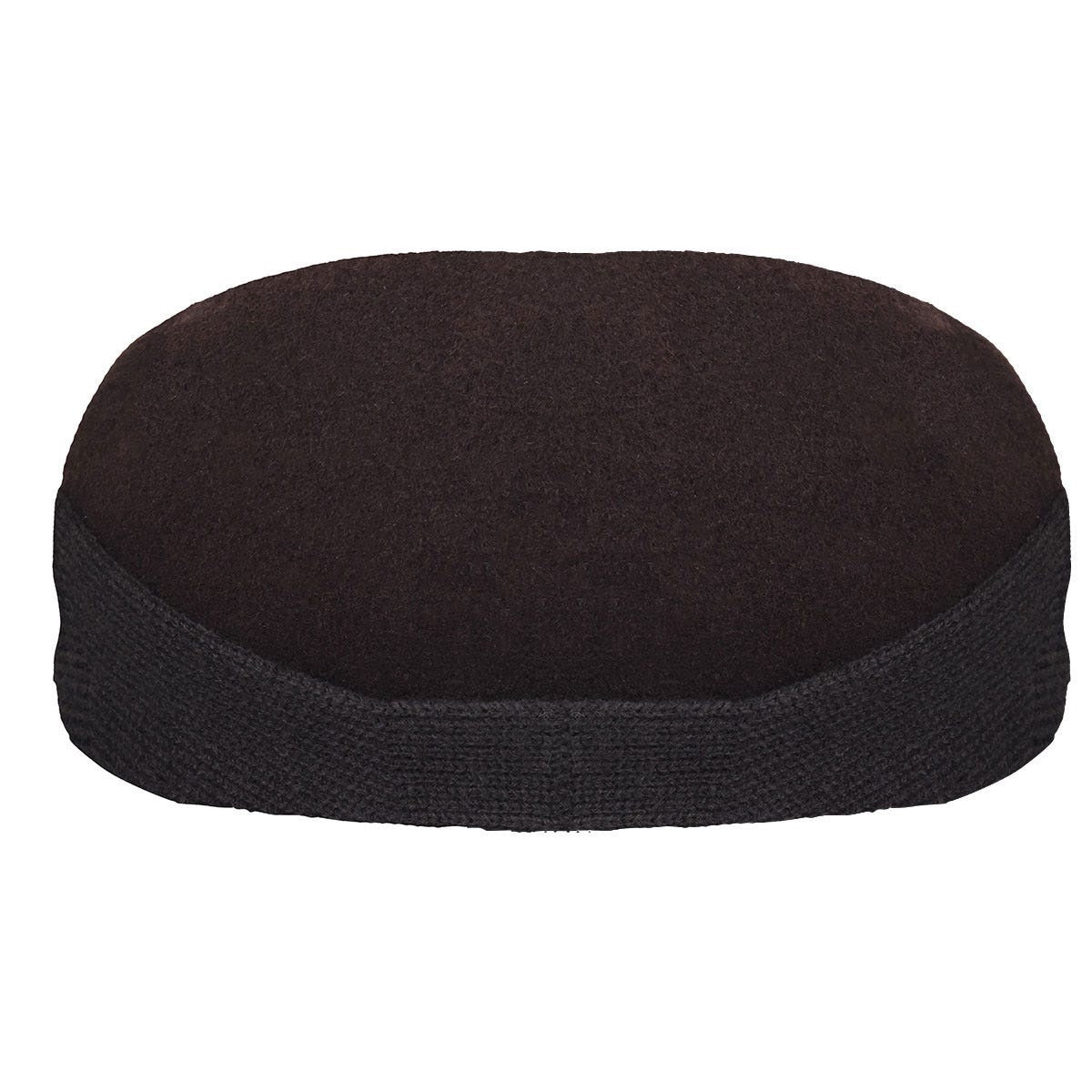 Kangol schiebermütze wolle 504 earlap flatcap, Braun