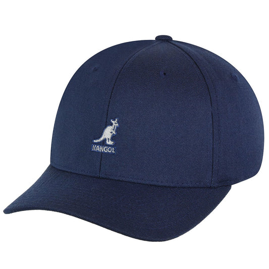 Kangol wool flexfit baseball cap, Dunkelblau