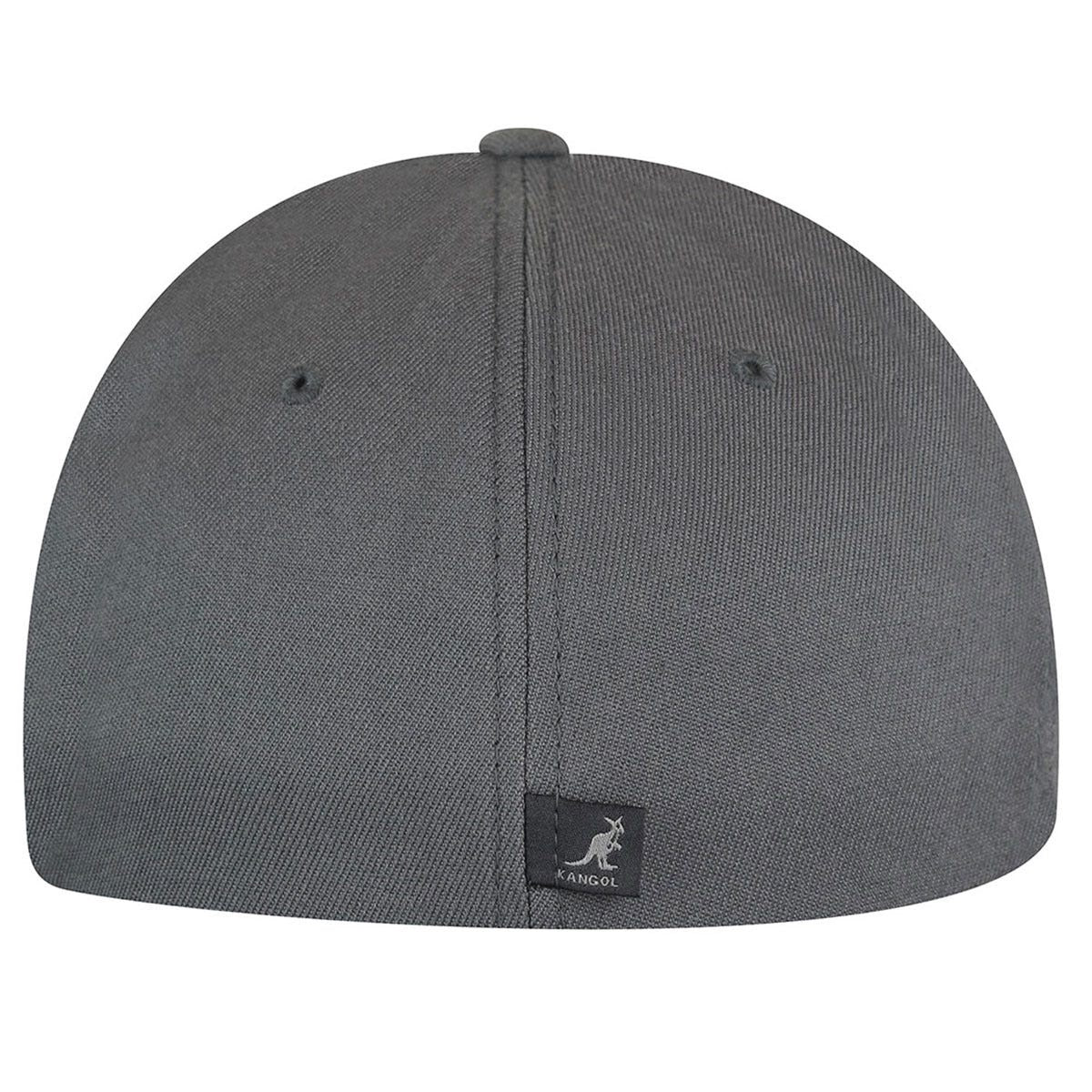 Kangol wool flexfit baseball cap, Grau